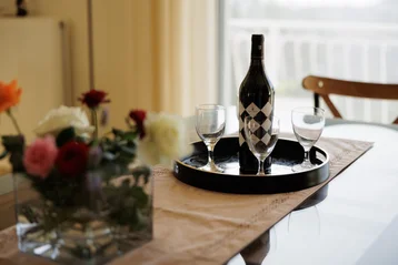 Beautiful garden and exterior of Ef Zin Villa in Corfu